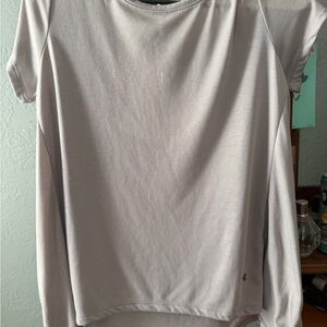 Under Armour Light Taupe Performance Crewneck Tee